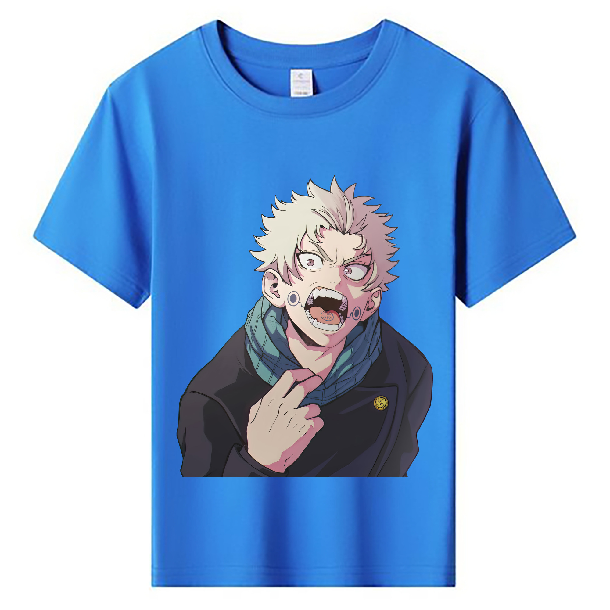 （画像用） 呪術廻戦 Jujutsu Kaisen 綿100％キッズTシャツ（フロントプリント）